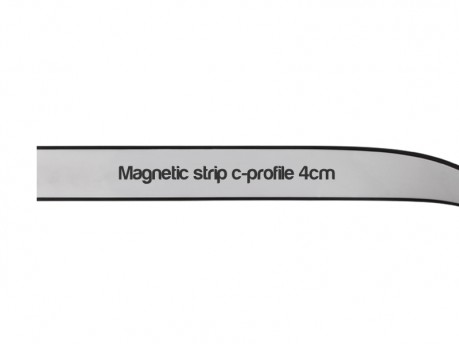 Magnetic strip c-profile 4x100cm - TnP Visual Workplace